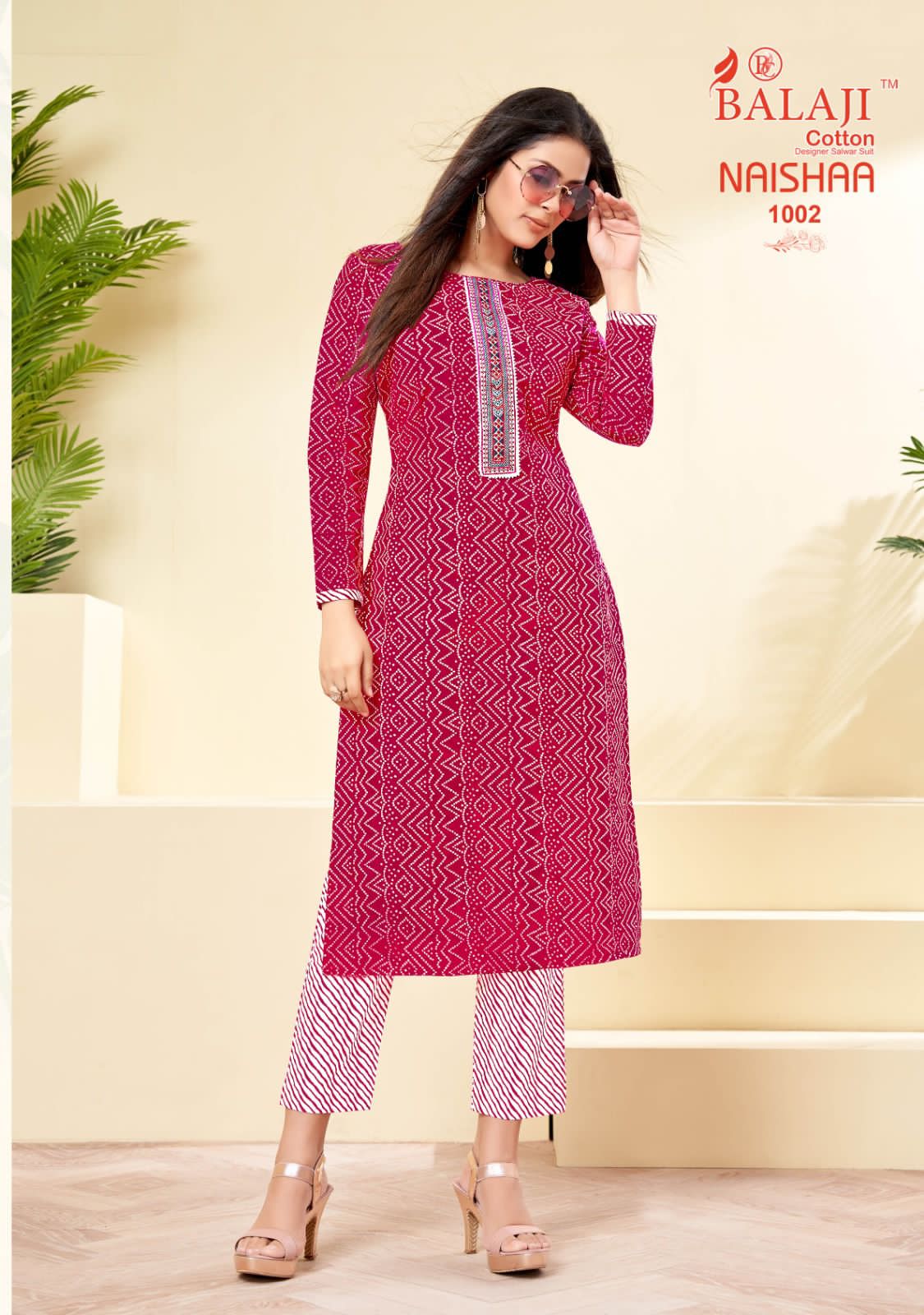 Balaji Naishaa Vol 1 Printed Kurti With Bottom Catalog
